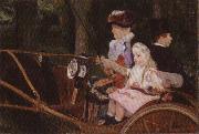 Mary Cassatt, A Woman and a Girl Driving